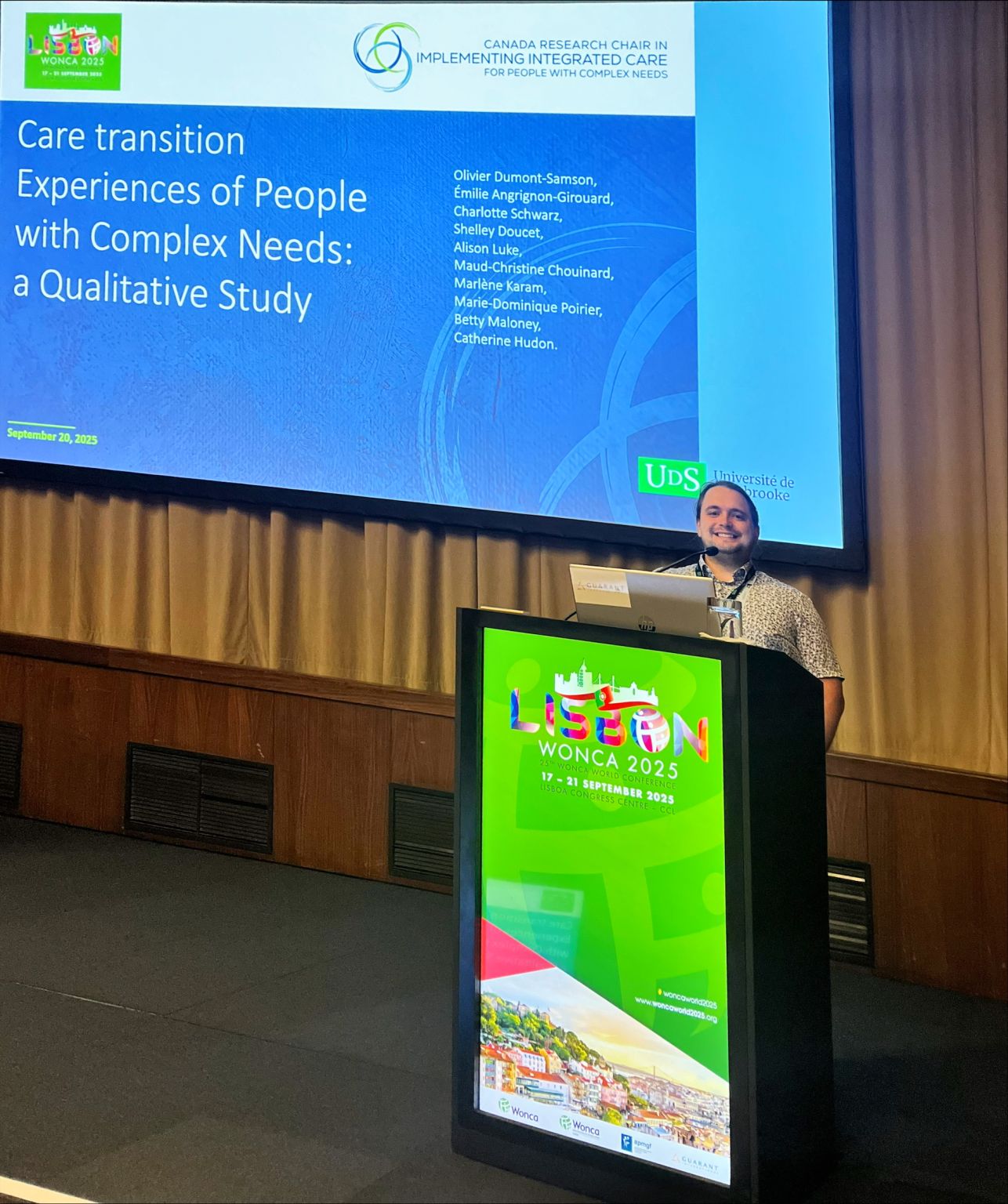 🌍 Présentation internationale au congrès WONCA 2025