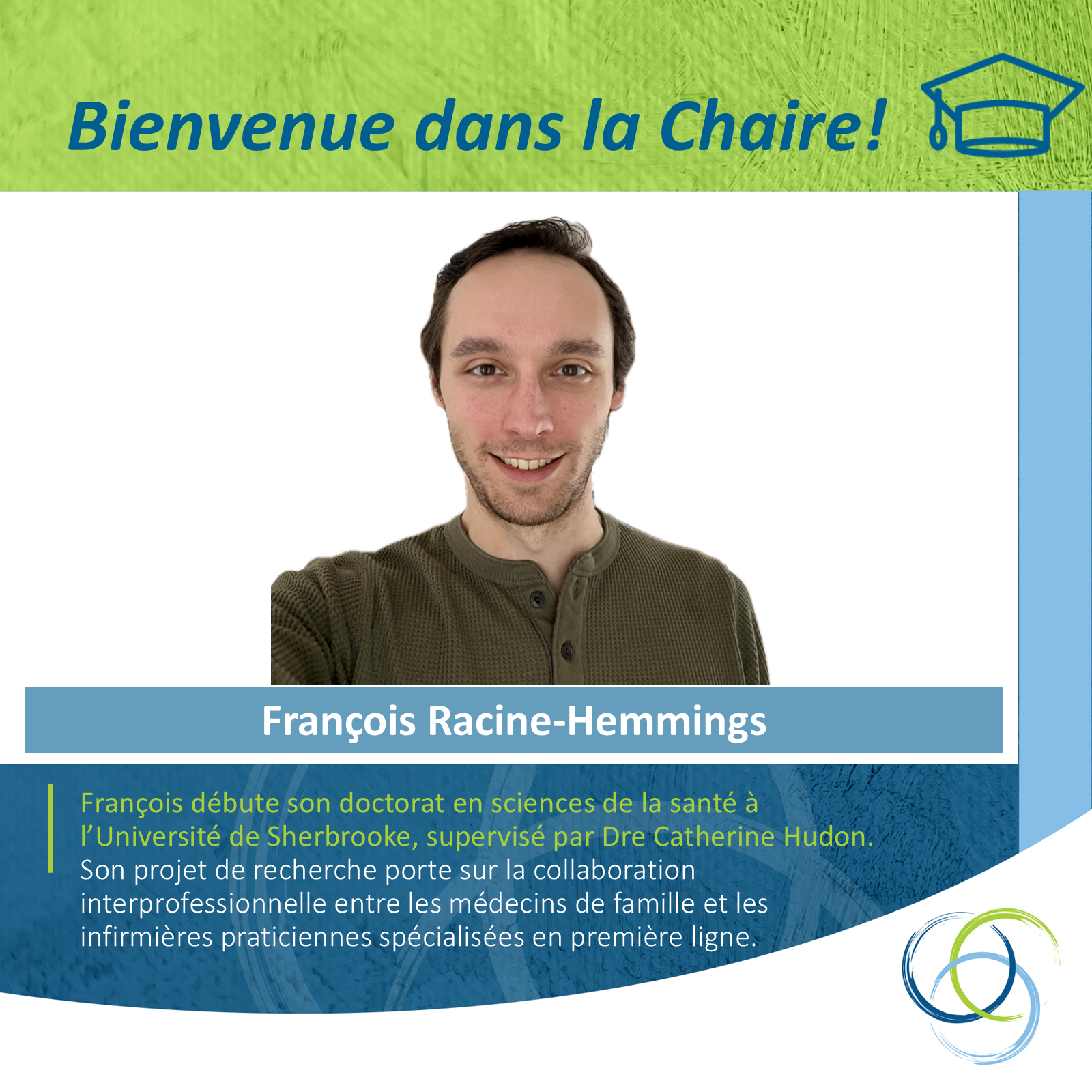 Bienvenue à François Racine-Hemmings