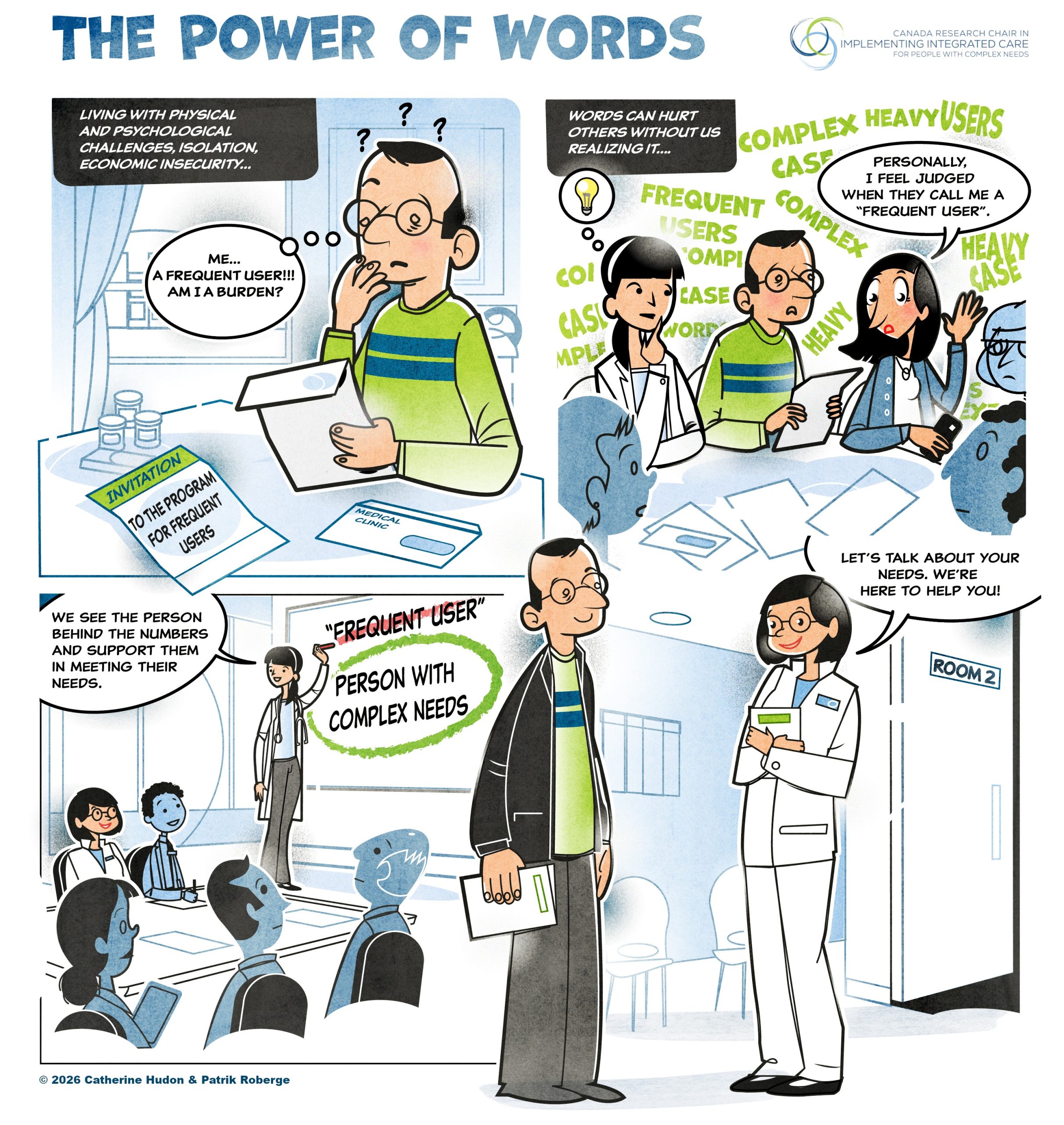Comic strip «The Power of Words»