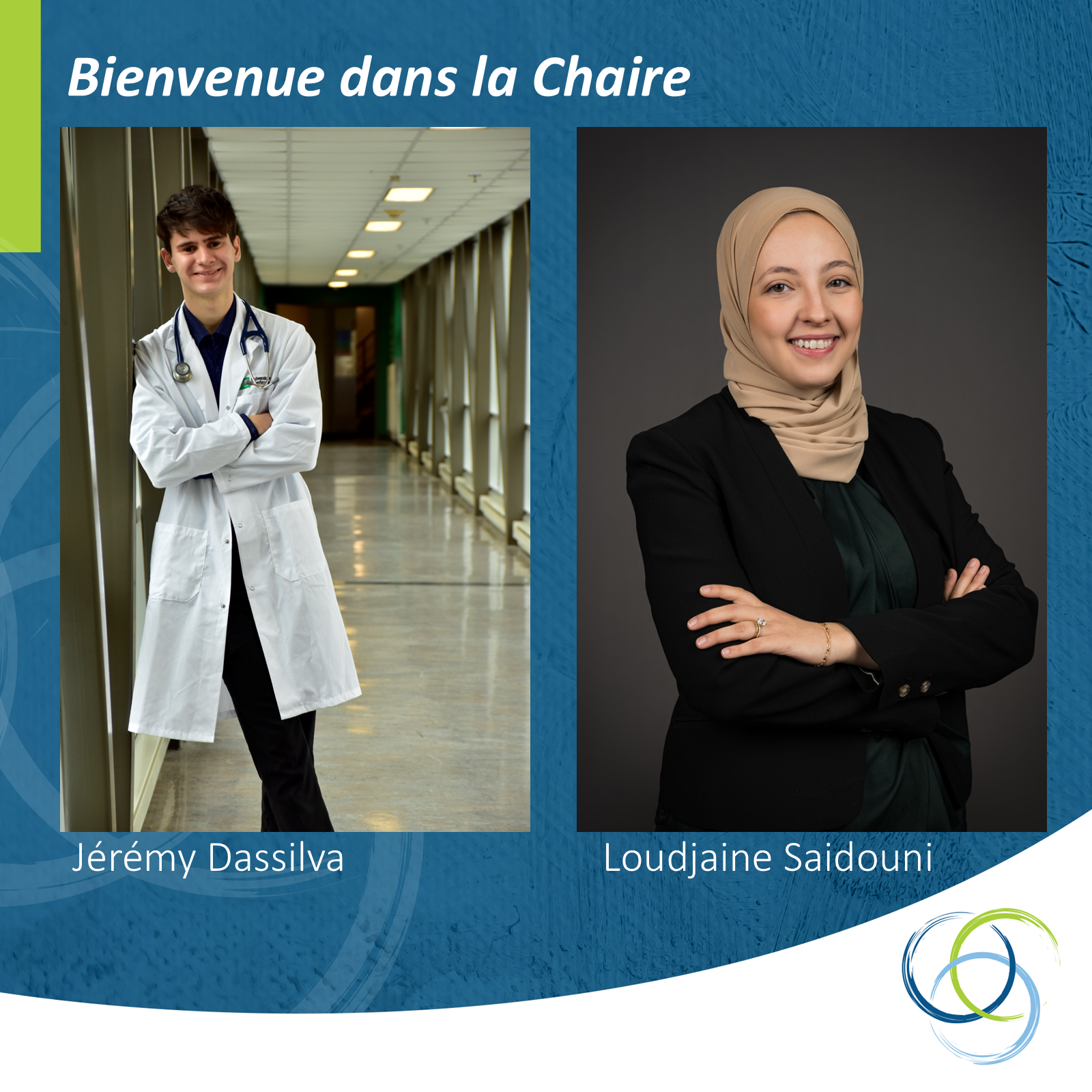 Bienvenue à Jérémy Dassilva et Loudjaine Saidouni à la Chaire pour leur stage d’été en recherche!